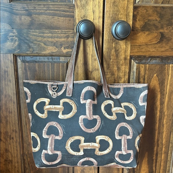 Gucci Black and Brown Tote Bag - Picture 1 of 16